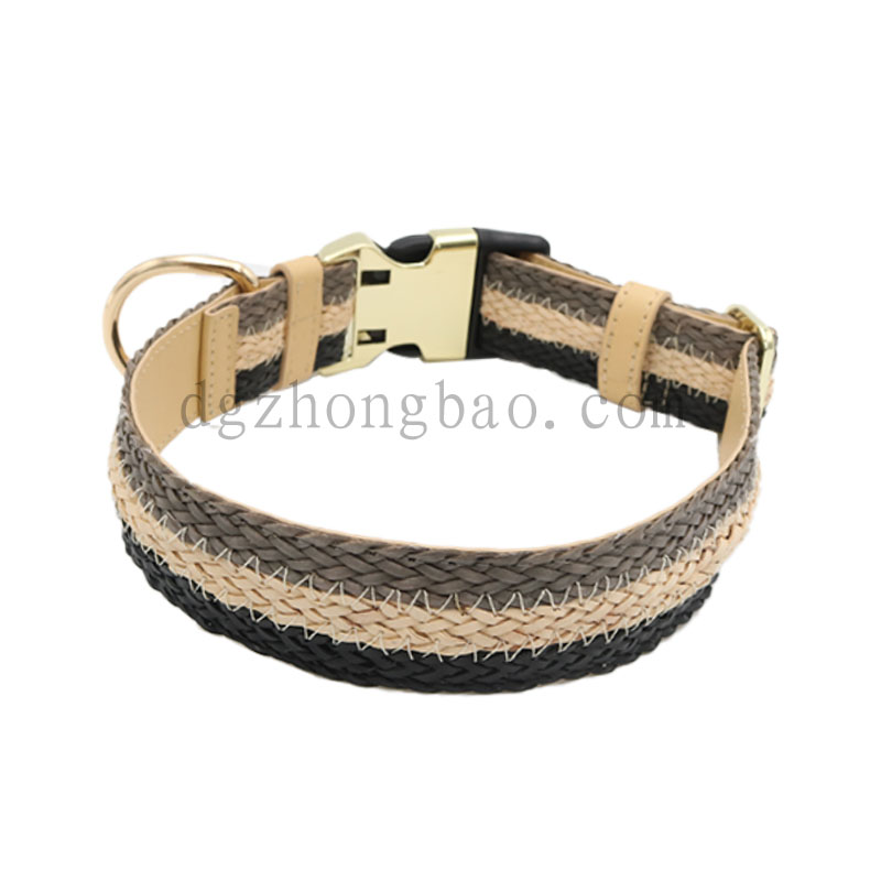 Kolliderende fletningselement kæledyr krave