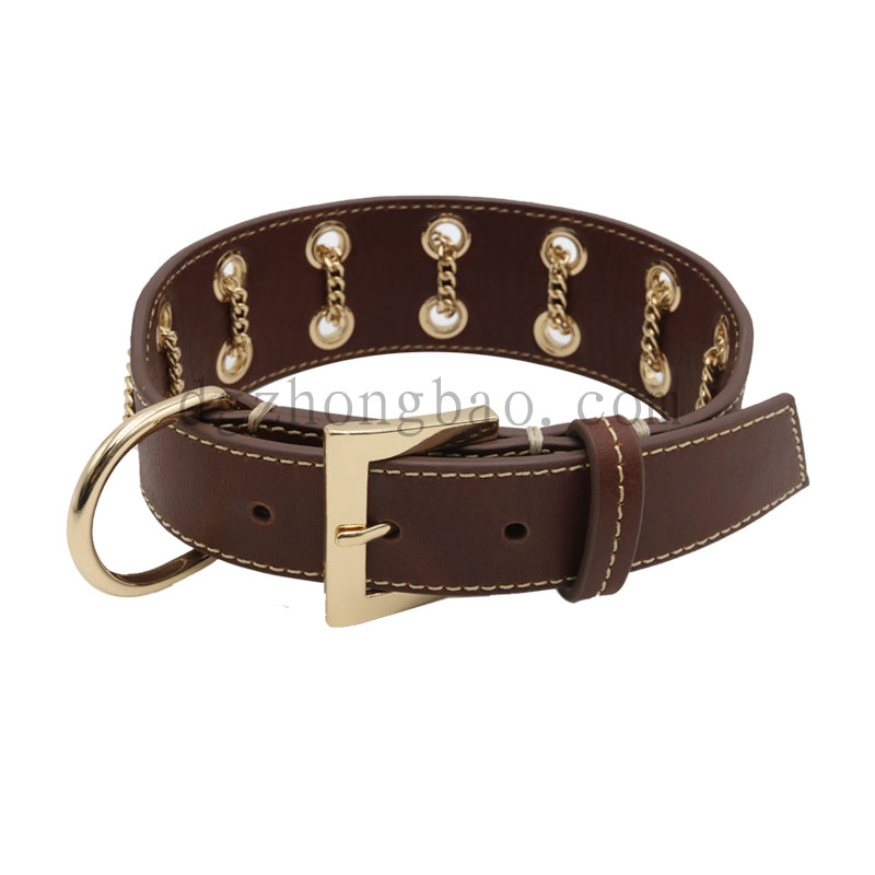 Corns sælger krave af kæledyr læder