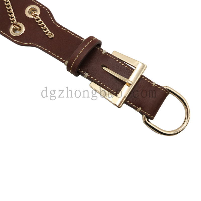 Corns sælger krave af kæledyr læder