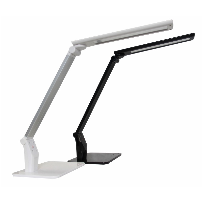 1689 Rør Kontrolleret lysstyrketabel Lyslygte Levende farvelys og usb LED Desk Lampe