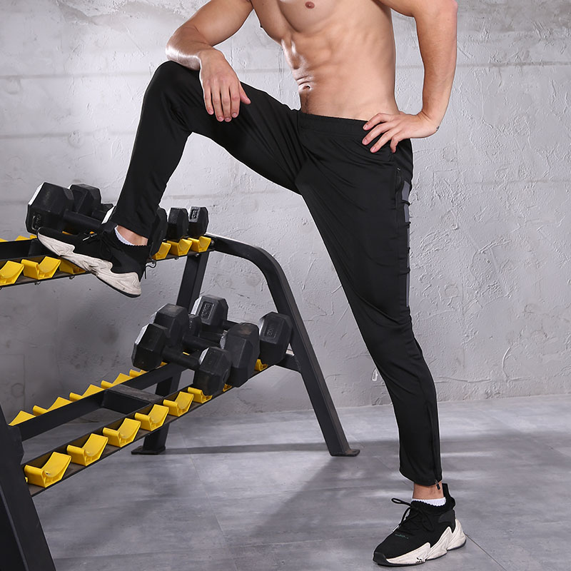 FDM024- Mens Gym Jogger- bukser med Zipper- lomme