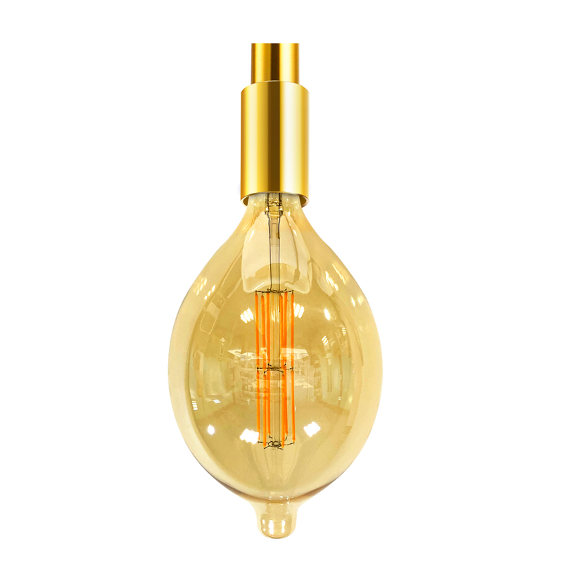 OL100 Amber 4 watt 200lumen ledede dimmable eller ikke dimmable energibesparende global lysglødelampe