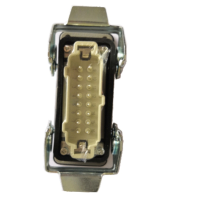 16 pin mandlig indsæt + base