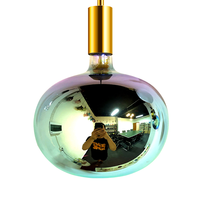 G220 Æg 230v Multifarverig mode smuk dekoration spiralglødelampe