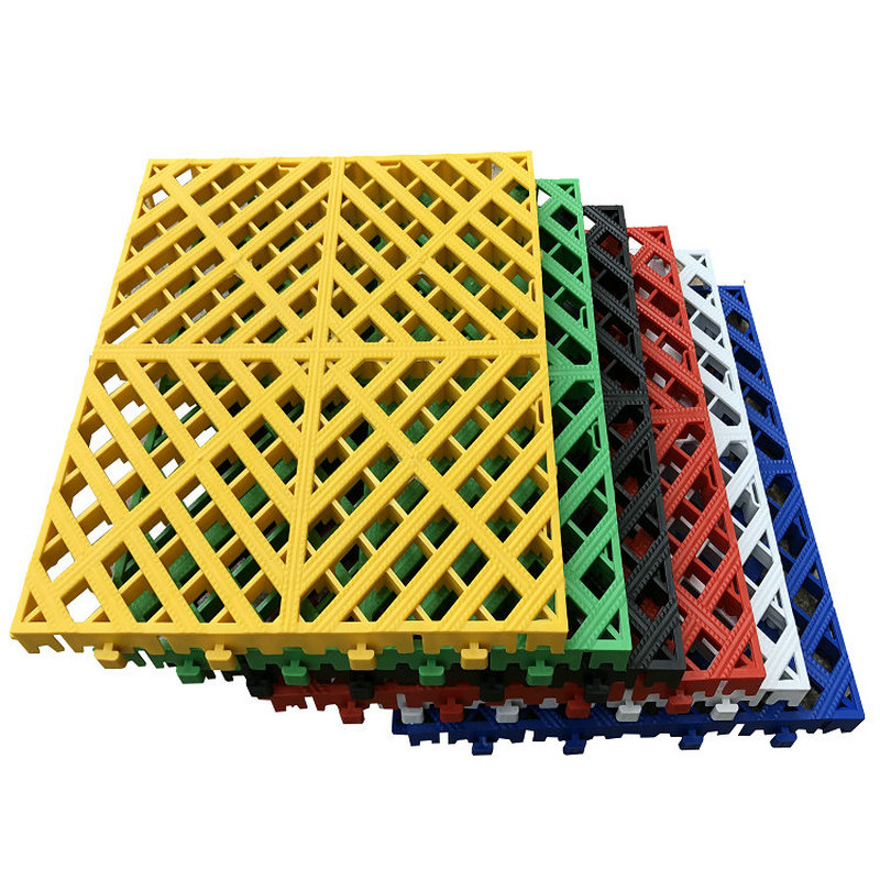 M størrelse PP sammenføjning af måtter Anti skridsikker plastisk sammenføjning af gulve til afløsning