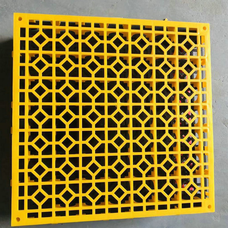 L størrelse PP sammenkobling af gulve Antiglideplast til sammenkobling af udendørs plastgulvfliser