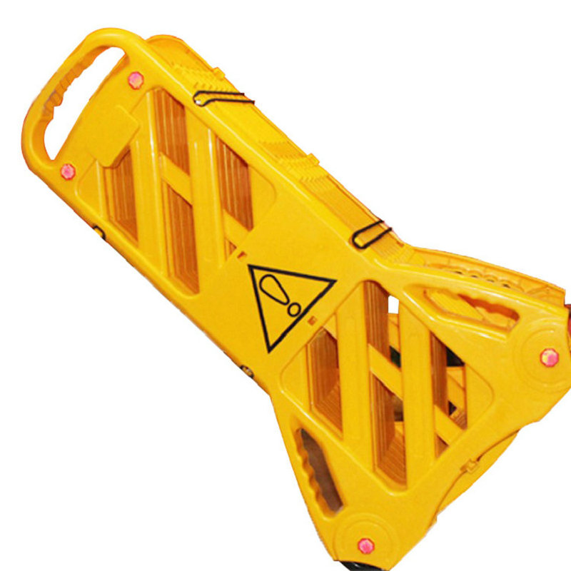 Midlertidige plastiske produkter Trafik Portable Folding Barrierer Ekspanderende Barrier