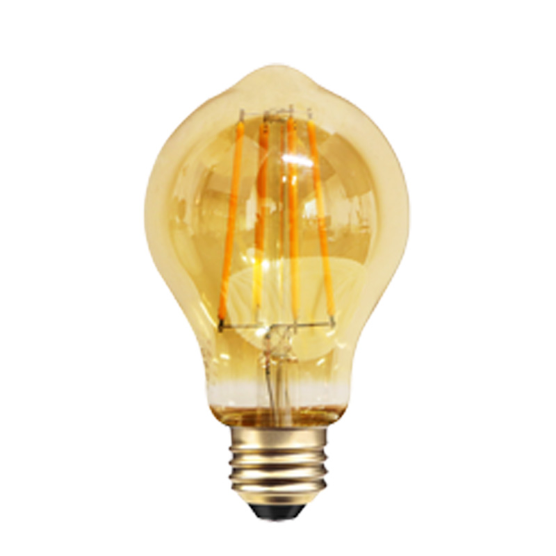 A60 Amber farvet rude 2W 4W 6W 8W spiral filament PANANT lampe