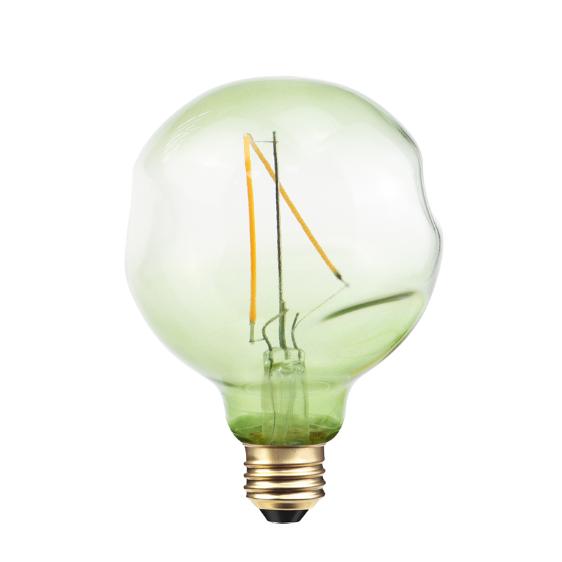 G125 L Hvid lyserød farvet DIY Blød glødelampe