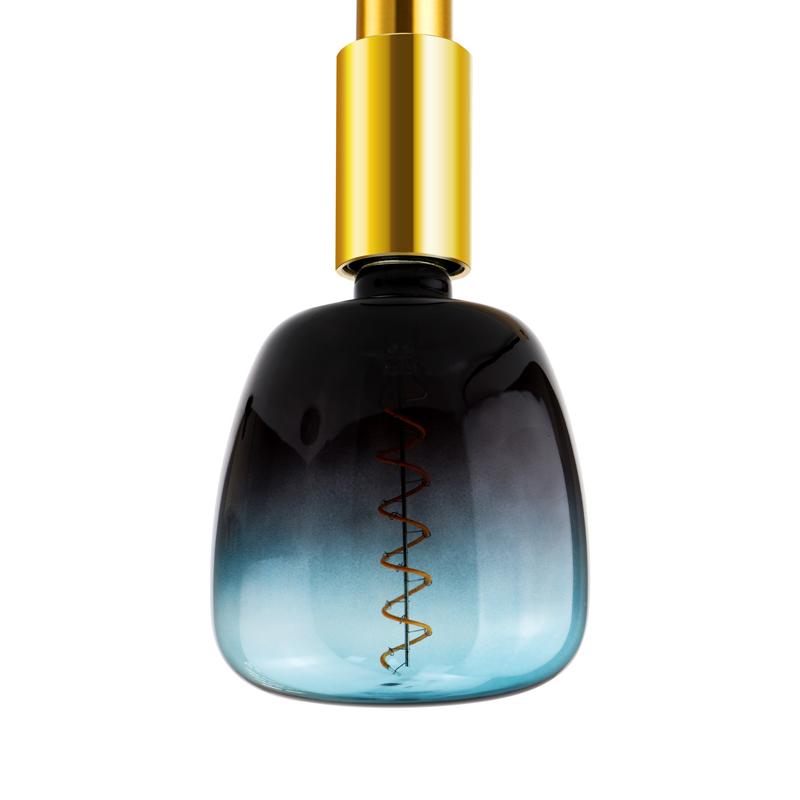 Kraftig spiral grøn 4w ledede modeglødelampe