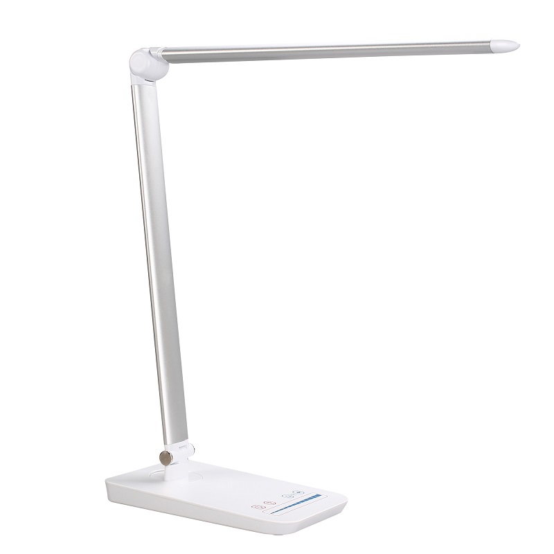 58x Dimmable Moderne Office Wireless Charger Touch QI Light Ledd Desk Table Lamp with USB Charging Port