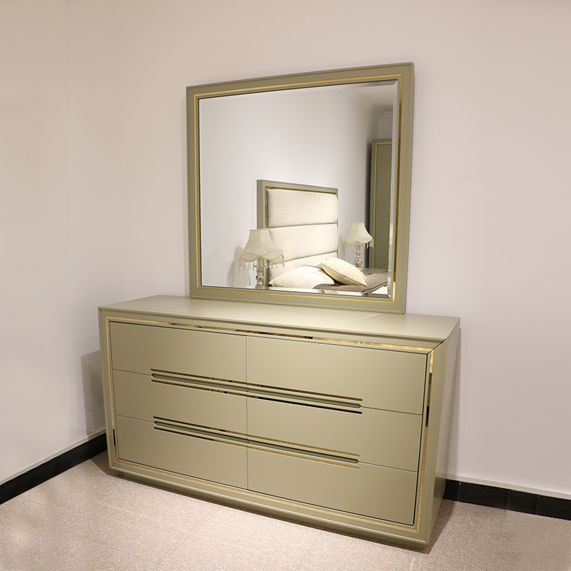 Moderne stil luksuriøs soveværelsesmøbler （HS-049)