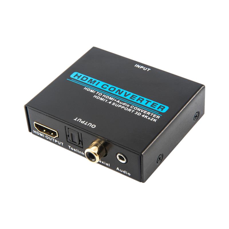 V1.4 HDMI Audio Extractor HDMI til HDMI + Audio converter Support 3D Ultra HD 4Kx2K @ 30Hz