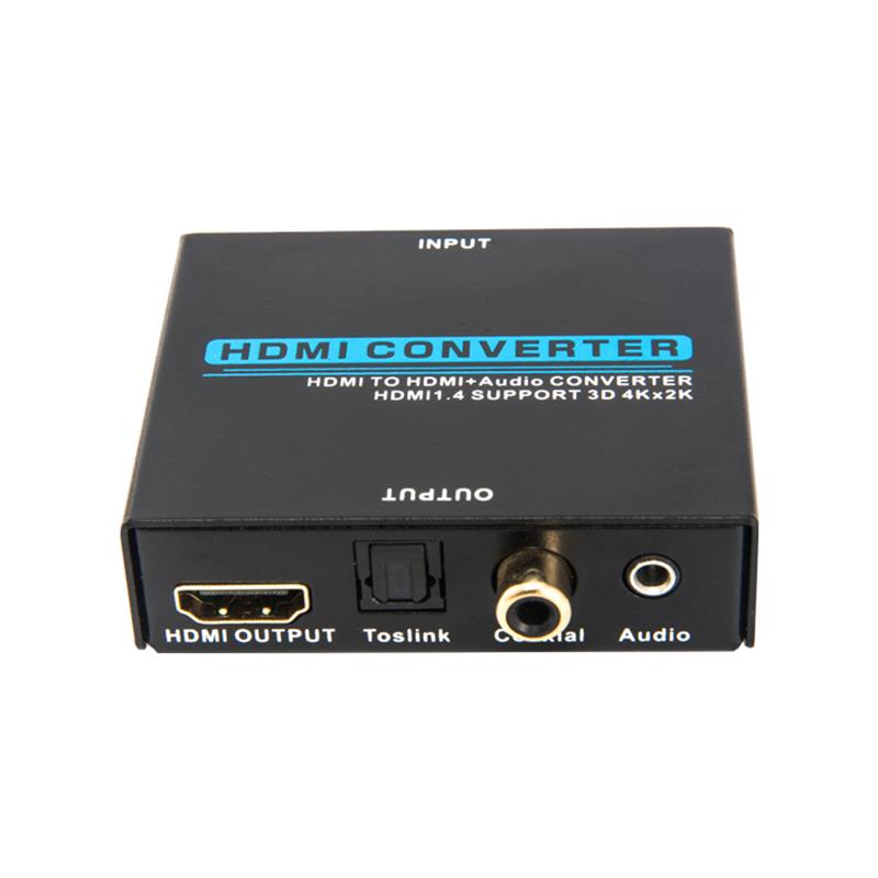 V1.4 HDMI Audio Extractor HDMI til HDMI + Audio converter Support 3D Ultra HD 4Kx2K @ 30Hz