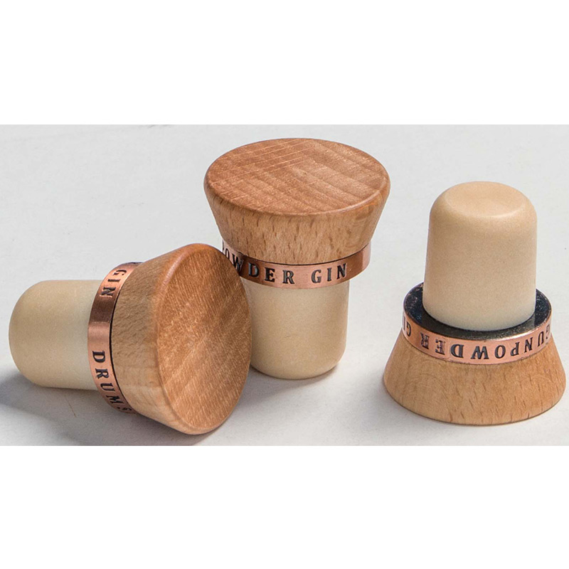 lukning af brændevin, flaskeprop, lukning af træ 4