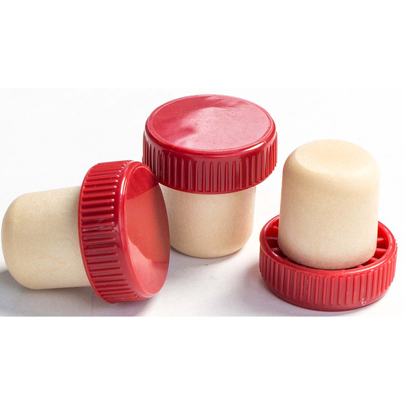 lukning af flaskeproppen af plast