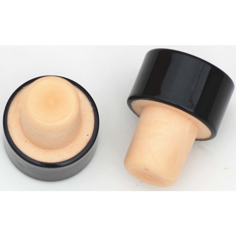 flaskeprop med flaskeprop med overtræk af aluminium