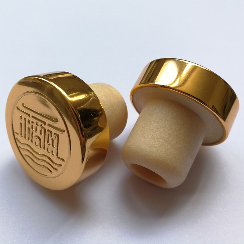 lukning af flaskeproppehul i vinflaske