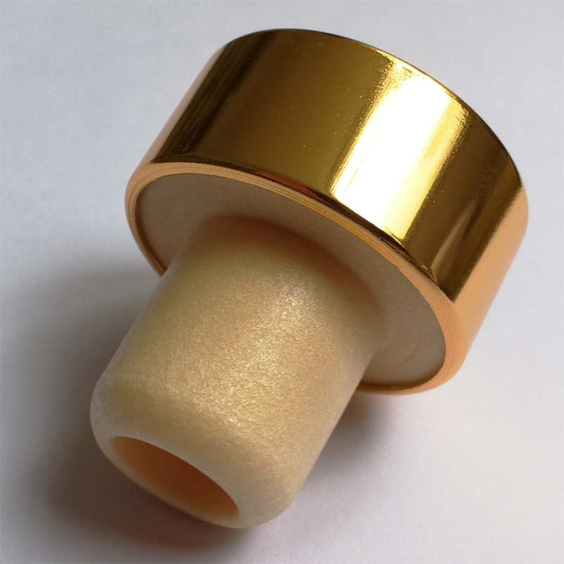 lukning af kolbe med flaskeprop