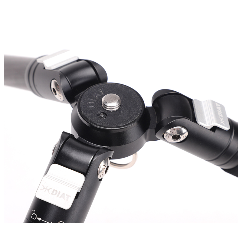 DIat CM225A + DHS-5 Professionel fleksibel bærbar carbonfiber mini kamera stativ stativ