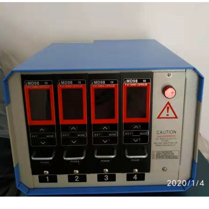 4 sæt af kontrolbokse for blå kanaltemperatur