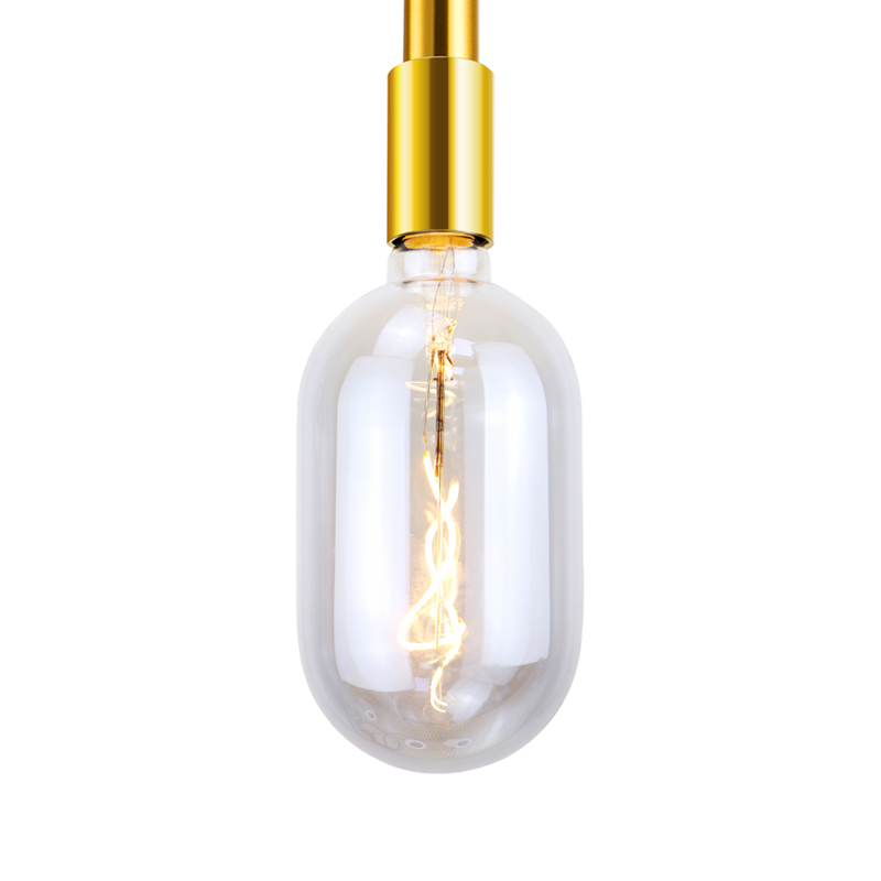 Tank gradient lyserød flaske kasse dekoration spiral glødelampe