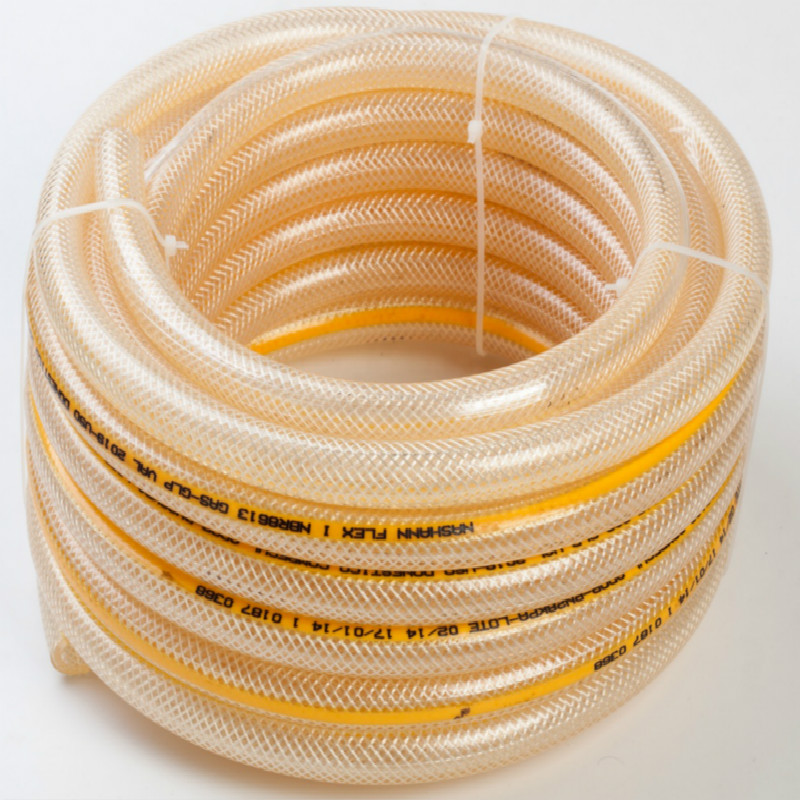 Farverig PVC-højtryksforstærket fiber slange af god kvalitet