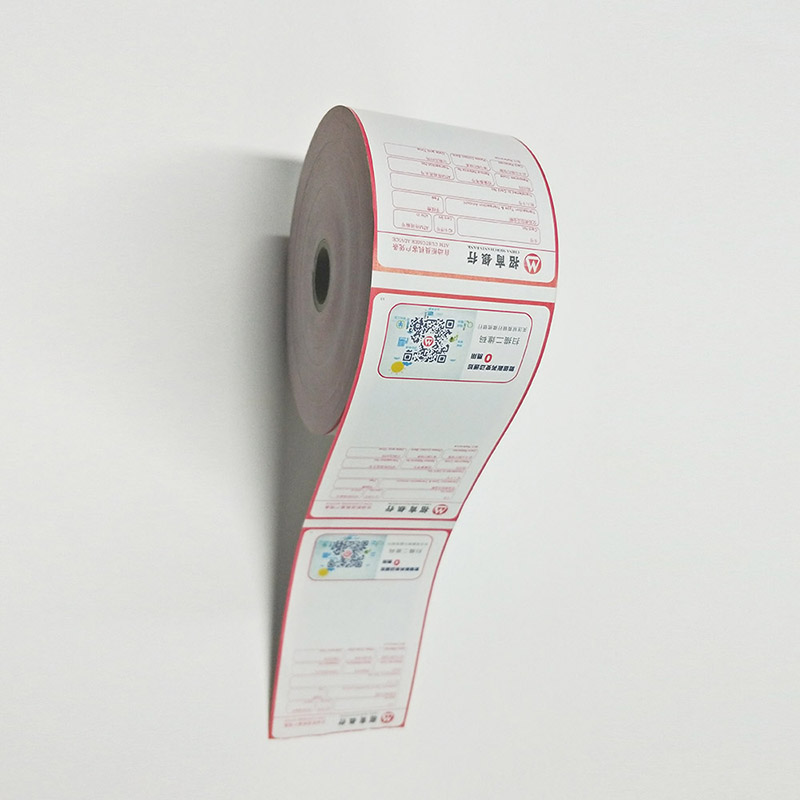 80 mm bredt trykt termisk papirrulle til ATM-maskine