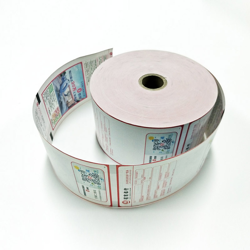 80 mm bredt trykt termisk papirrulle til ATM-maskine