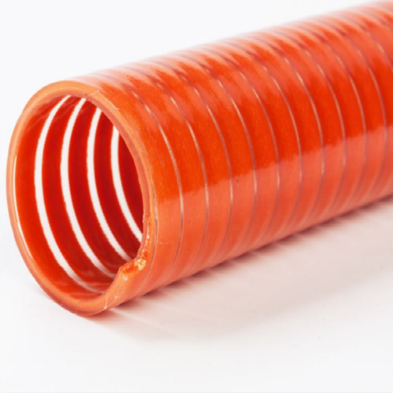 Varmt salg Farverigt højtryk PVC korrugeret sug Helix slange fremstillet i Kina
