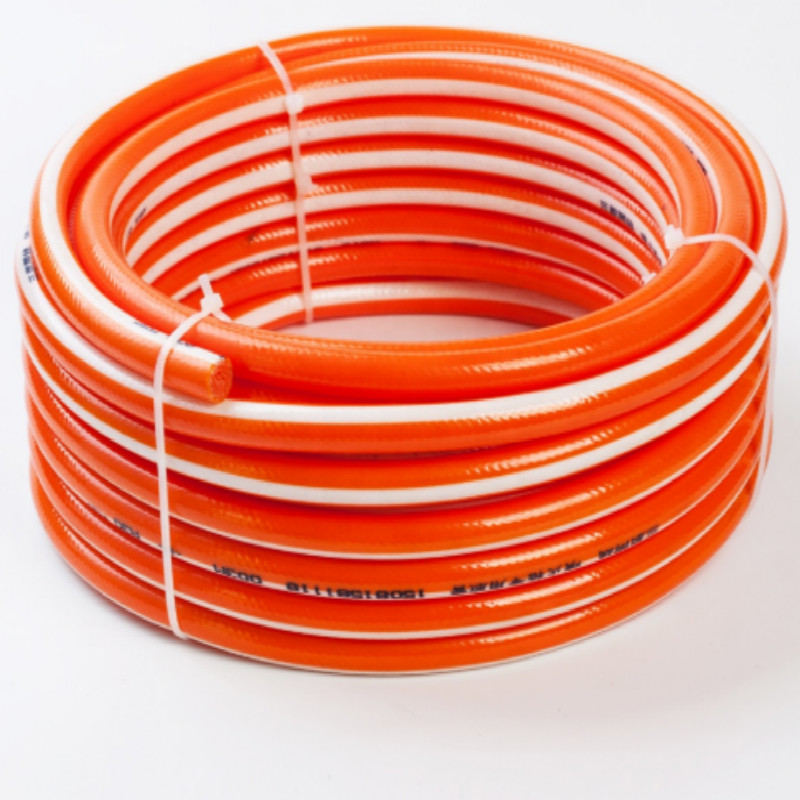 Farverig luft pvc flettet lpg gasslange direkte fabrik