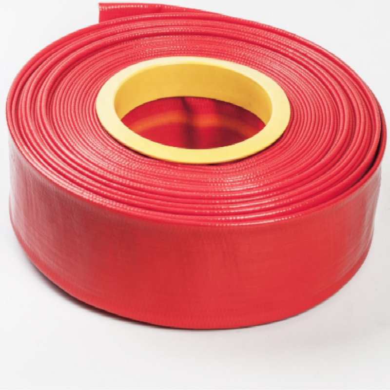 Anti-UV højtryksslum i stor størrelse layflat slange udledning kunstvanding PVC-slange fremstillet i Kina