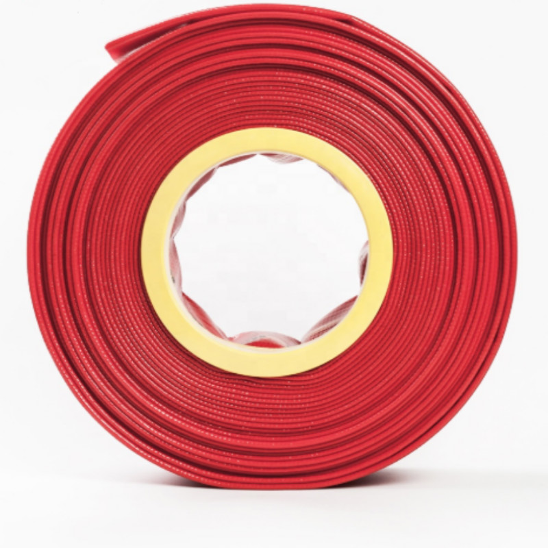 Anti-UV højtryksslum i stor størrelse layflat slange udledning kunstvanding PVC-slange fremstillet i Kina