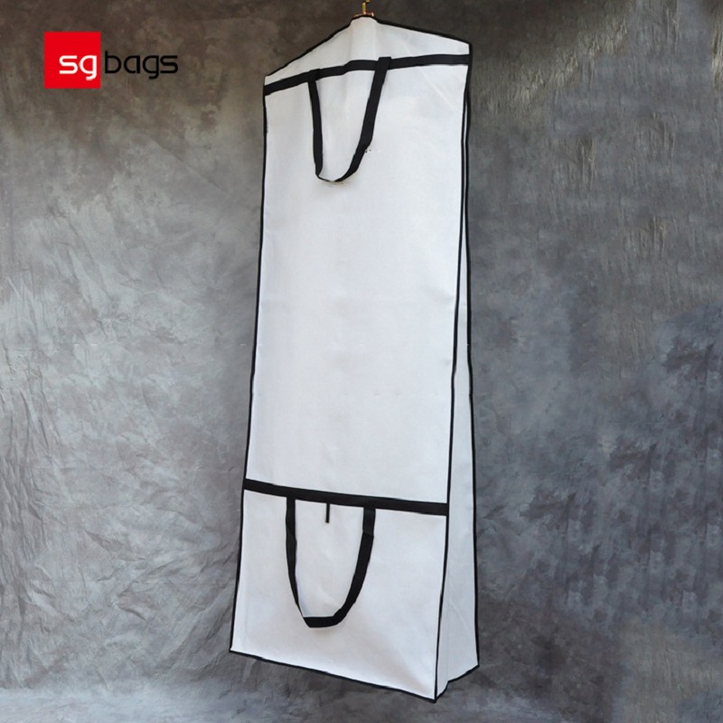 SGW01 Engroshandel Non Woven Wedding Dress Dækker Bridal Gown Garment Bags for Gowns