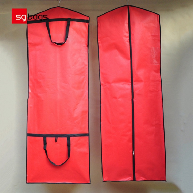 SGW03 Brugerdefineret logo Mode Brude Brudekjole Kjole med stor kapacitetsboks Ikke-vævet beklædningsopbevaring