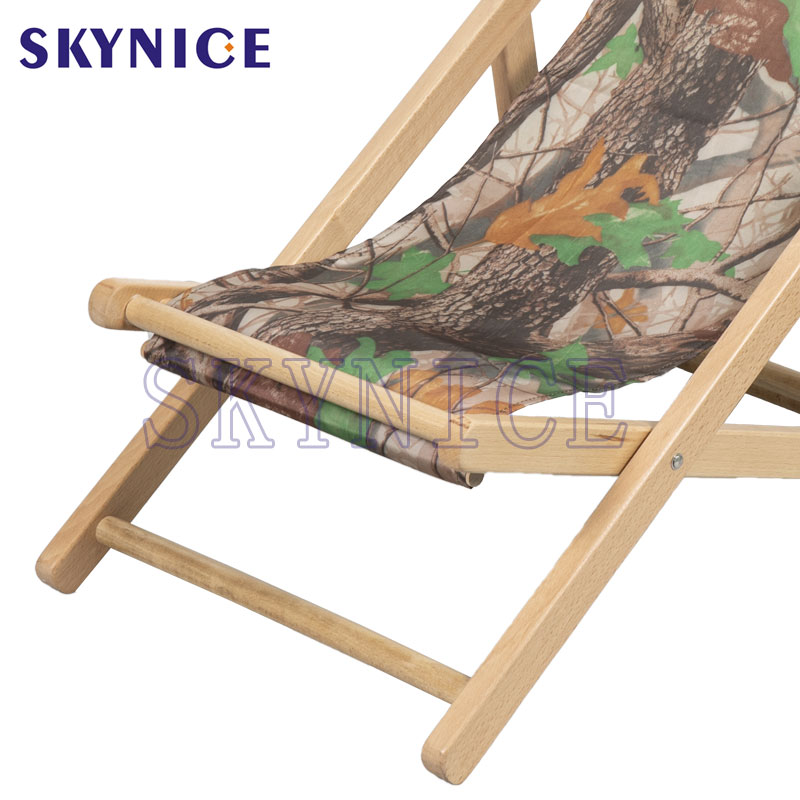 Børn Wooden Sling Back Beach stole