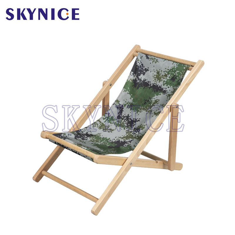 Kids Wood Sling Lounge stol