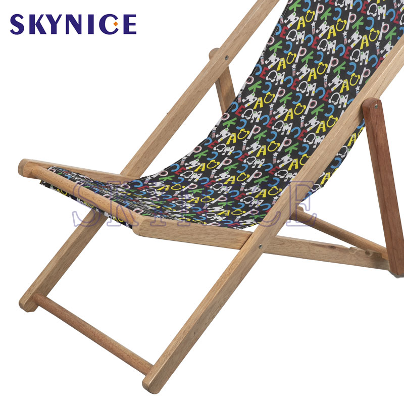 Træ Foldbar Sling Surfside Recliner