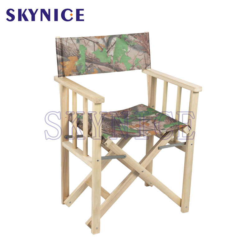 Udendørs træplads-picnic stol