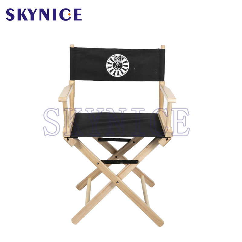 Træ bærbar sammenklappelig liggestol