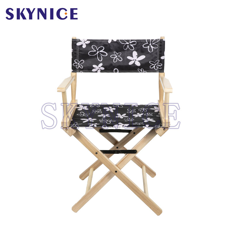 Brugerdefineret træ foldbar direktørstol med LOGO