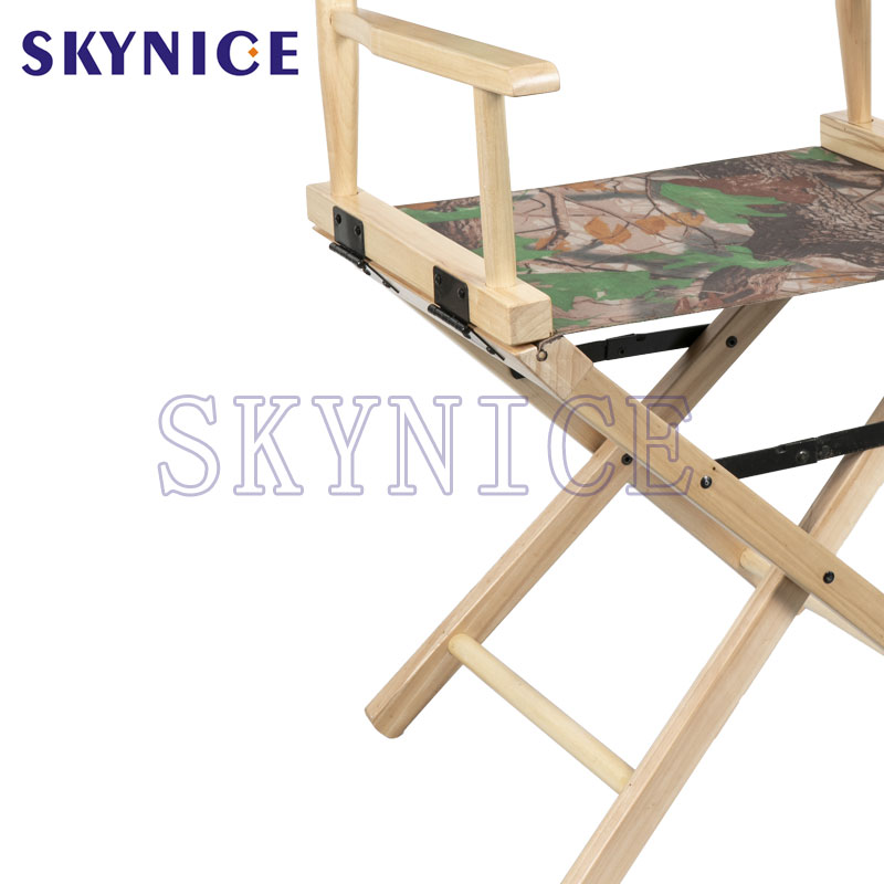 Armlæn foldet bærbart sæde tilpasset foldet trædirektørstol