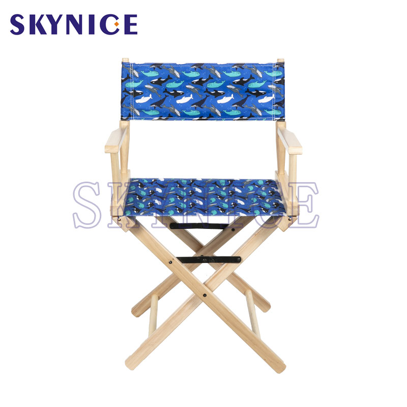 2020 Amason Hot Selling Wooden Portable Folding Director for Outwoor Camp Fishing