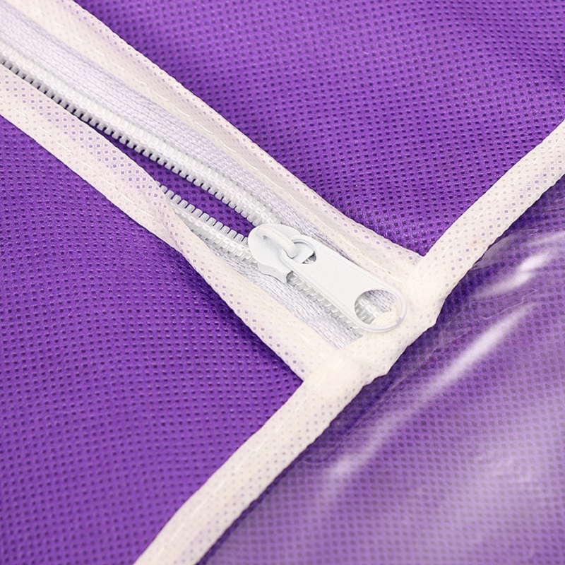 SGW16 Engros Mænd Kvinder Dame Suit Cover Tøjpose Purple Tøjposer Sammenfoldelig