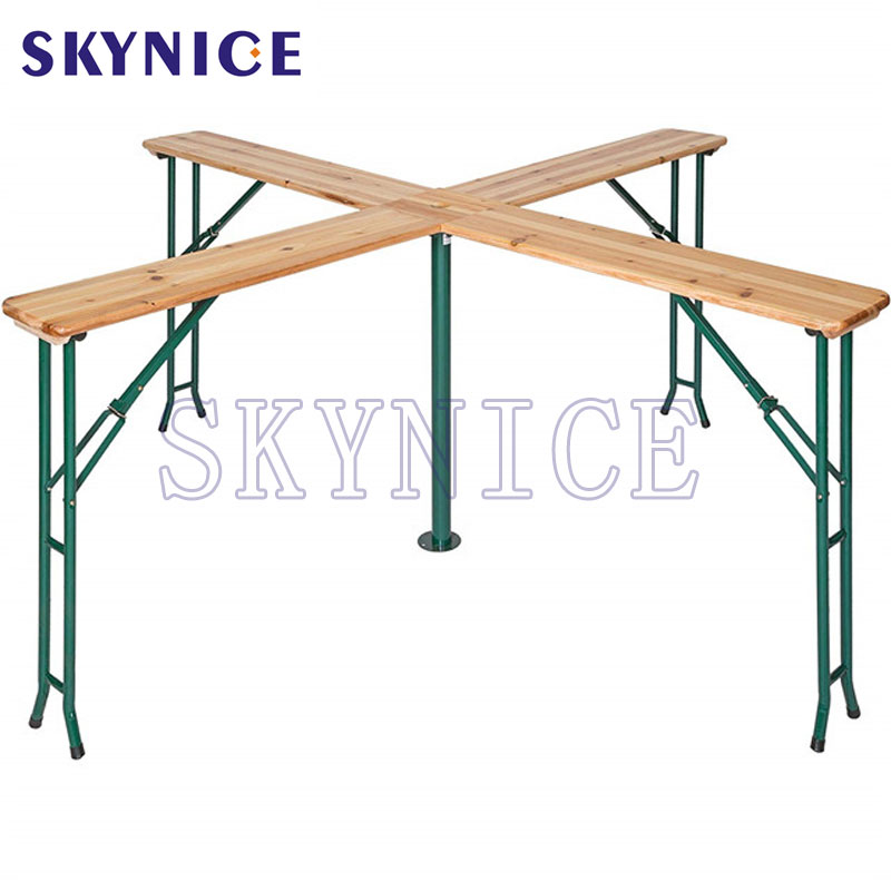 Træølbord til udendørs fest