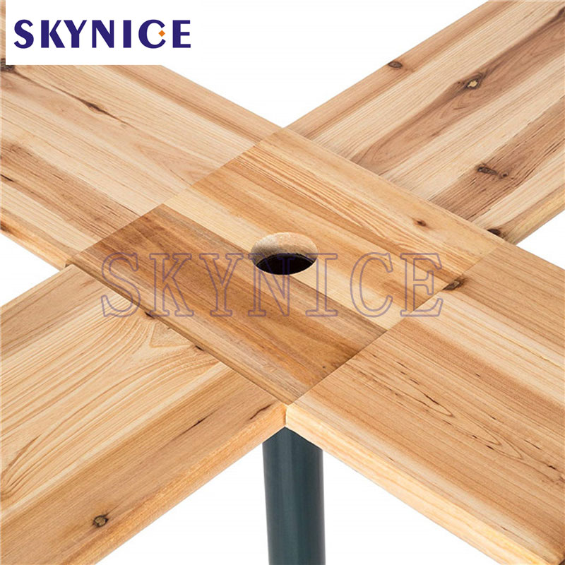 Træølbord til udendørs fest