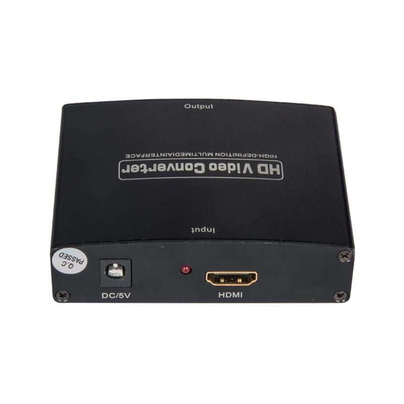HDMI TIL VGA + R \/ L AUDIO Audio Converter 1080P