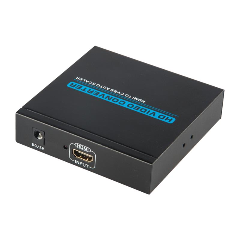 Høj kvalitet HDMI til AV / CVBS konverter Auto Scaler 1080P