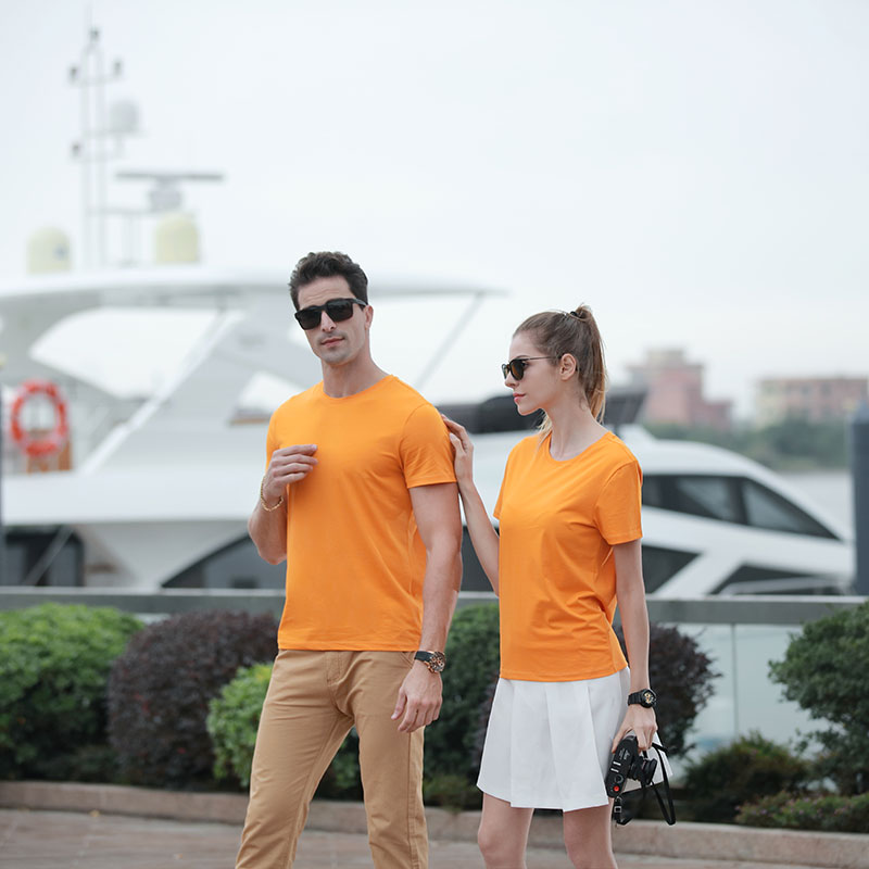 # M8001-Crewneck T-shirt Kortærmet bomuld