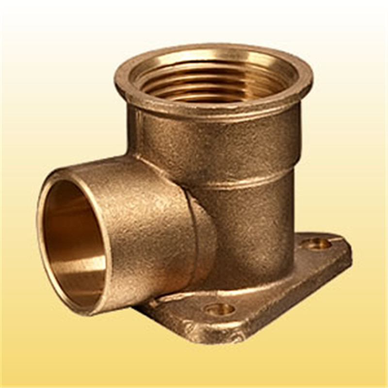 loddetilbehør kobberrør albue messing